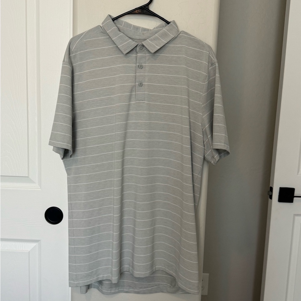 Lululemon Stripped Polo Shirt